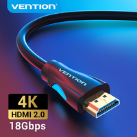 Vention HDMI Cable 4K@60Hz HDMI 2.0 Cabo for Xiaomi Mi Box PS4 HDMI Splitter Switch  Apple TV Video Audio Cord HDMI 2.0 Cable