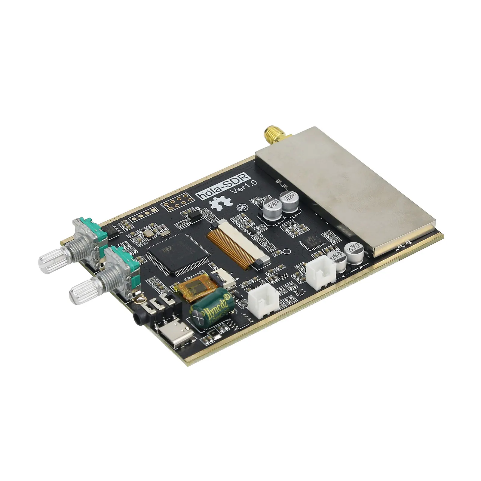 Hola-SDR DSP полный режим 50K-200 МГц 400-2000 МГц Малахит SDR приемник плата с 3,5 дюймовым сенсорным IPS экраном