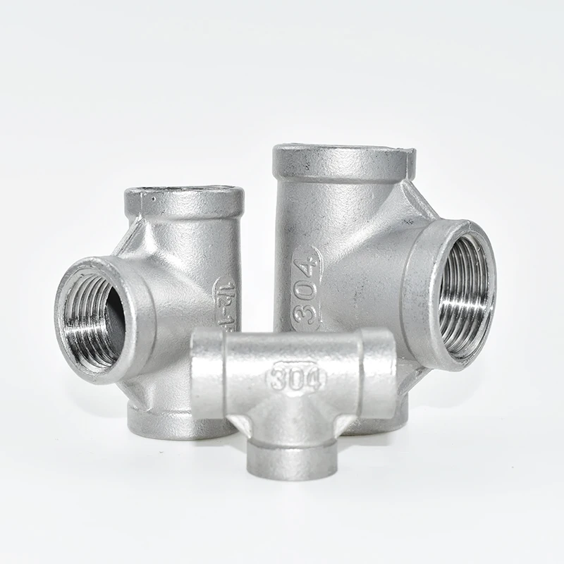 

SS304 Stainless Steel Female Threaded 3 Way Tee T Pipe Fitting 1/8" 1/4" 3/8" 1/2" 3/4" 1" 1-1/4" 1-1/2" 2" BSP Threaded Equal