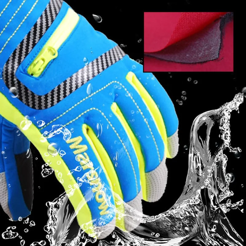 SG19K Winter Children\'s Waterproof Snow Gloves Outdoor Kid\'s Skiing gloves Snowboarding Gloves For the Children