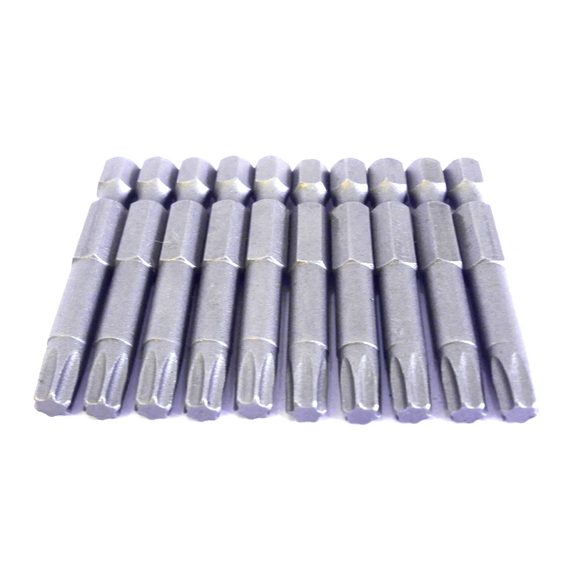 BOSI 10Pieces 1/4 Inch Hex Shank T30 Torx Security Head Screwdriver Drill Bits