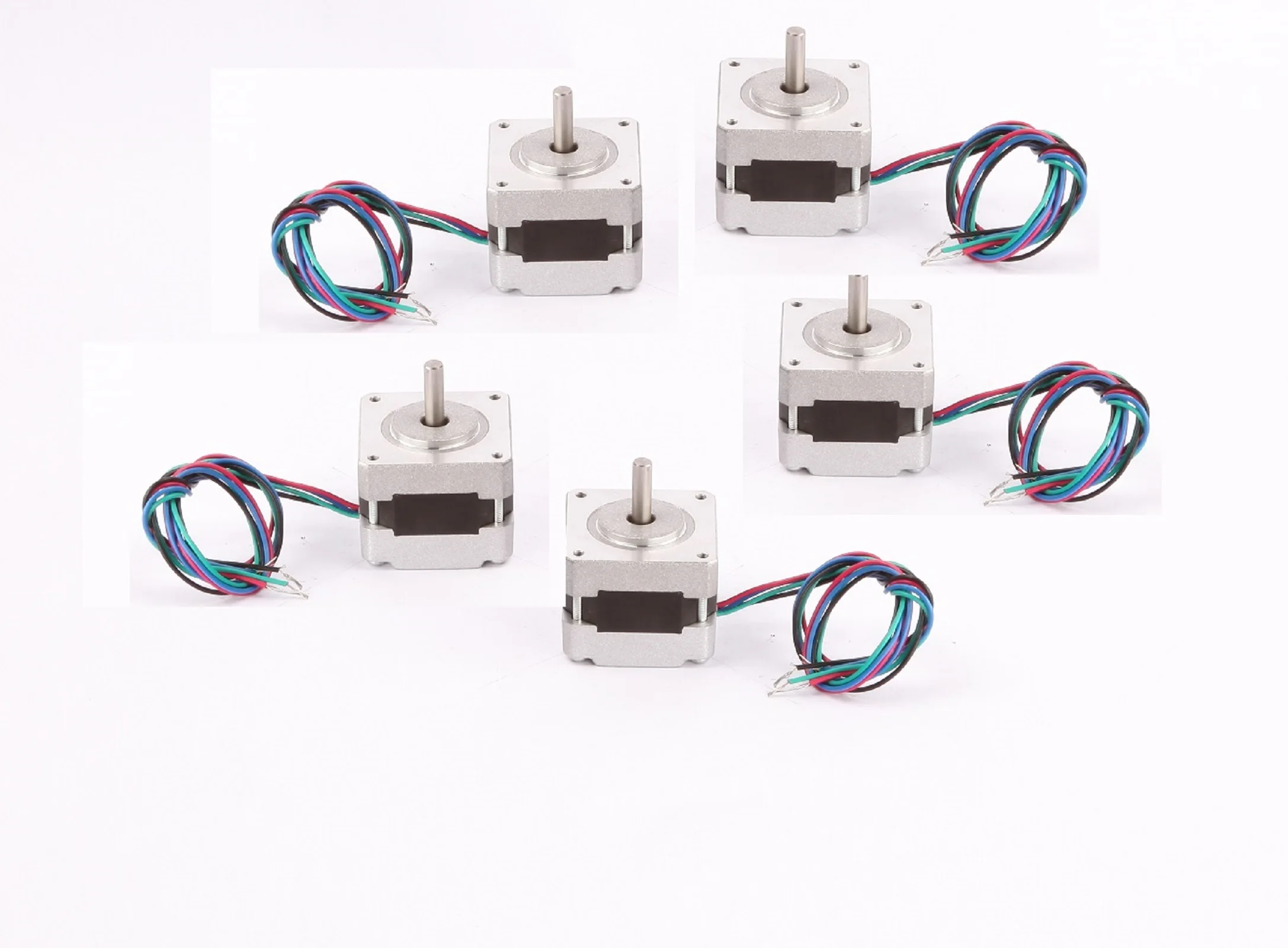 5PCS Nema16 Stepper Motor single shaft 4wires 16HS3404L18 0.21N.M=30OZ-IN MIN 34MM For 3D printer CNC Kit Mill