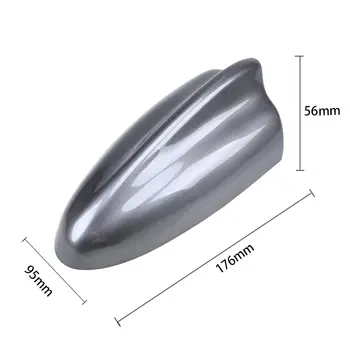 Univerzální anténa Rhyming do auta se žraločími ploutvemi, vodotěsná, FM/AM, vylepšení signálu pro Hyundai BMW KIA, plochá střecha, ABS, 8 barev 12 nejlepší prodej Miniaturní Kia Stonic 2019 - №2