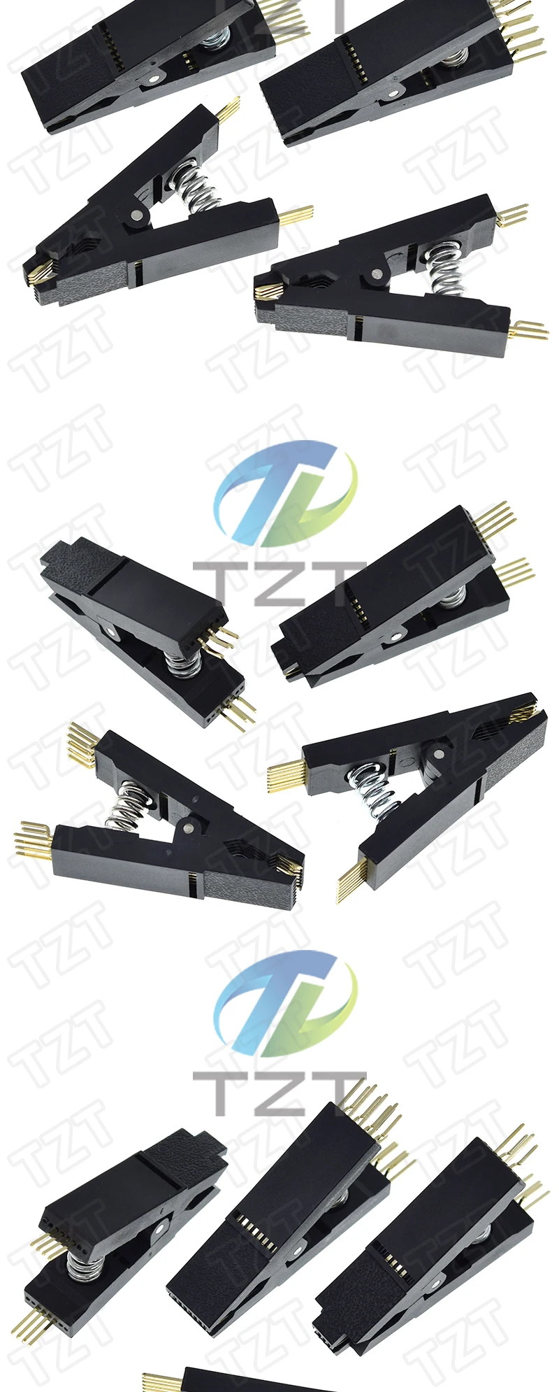 TZT 1/3PCS Programmierer Test Clip SOP8 SOP16 SOP SOIC 8 SOIC 16 SOIC8 SOIC16 SOIC8 DIP16 DIP 8 Pin DIP 16 Pin IC Test Klemme – Detail 5