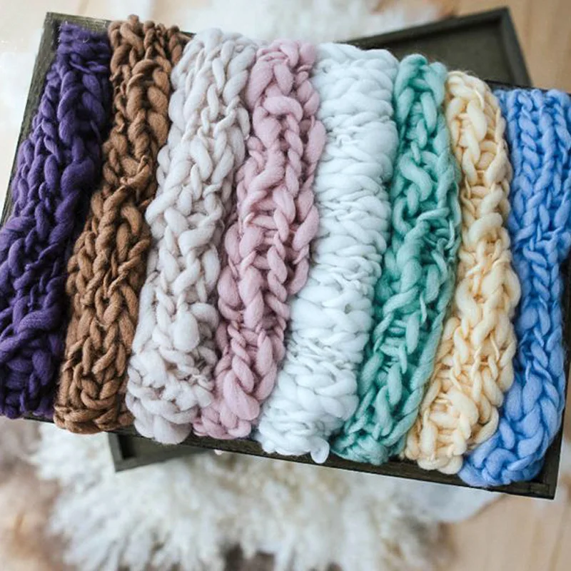 Baby chunky blanket photography props,Newborn Photography Blanket layer