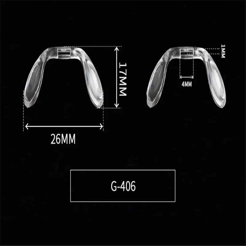 نظارات مخدات أنف للنظارة المضادة للانزلاق النظارات نظارات شفافة مكبرة مخدات أنف للنظارة لإصلاح النظارات تعزيز النظارات #2