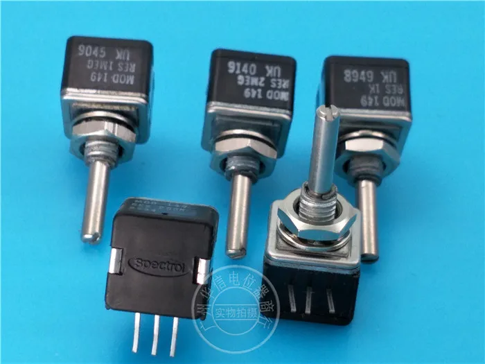 Imports SWITCH potentiometer SPectrol MOD149 100R 2M 250R 500R 1k 2.5K 25K 250K 500K 1M