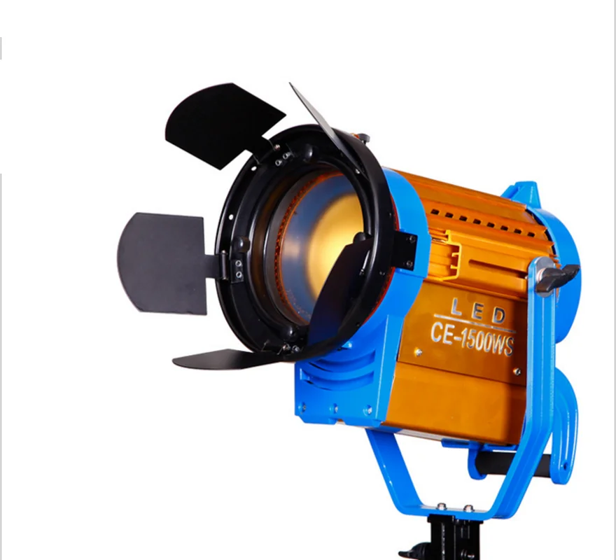 Wireless Remote + Bi-color CE-1500WS LED Fresnel Video Spotlight Light