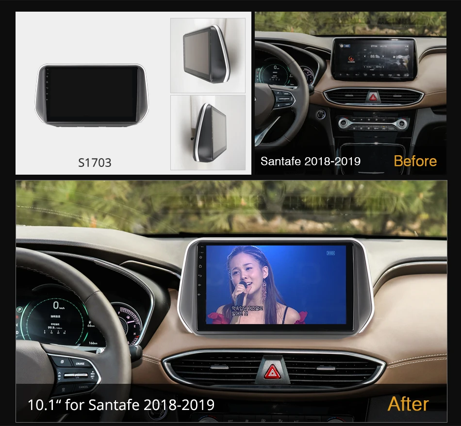 Ownice K6+ 2K for Hyundai Santafe 2018 - 2019 Android 12.0 Car Radio Stereo Support 4G LTE 360 2din Auto Audio 8G+256G