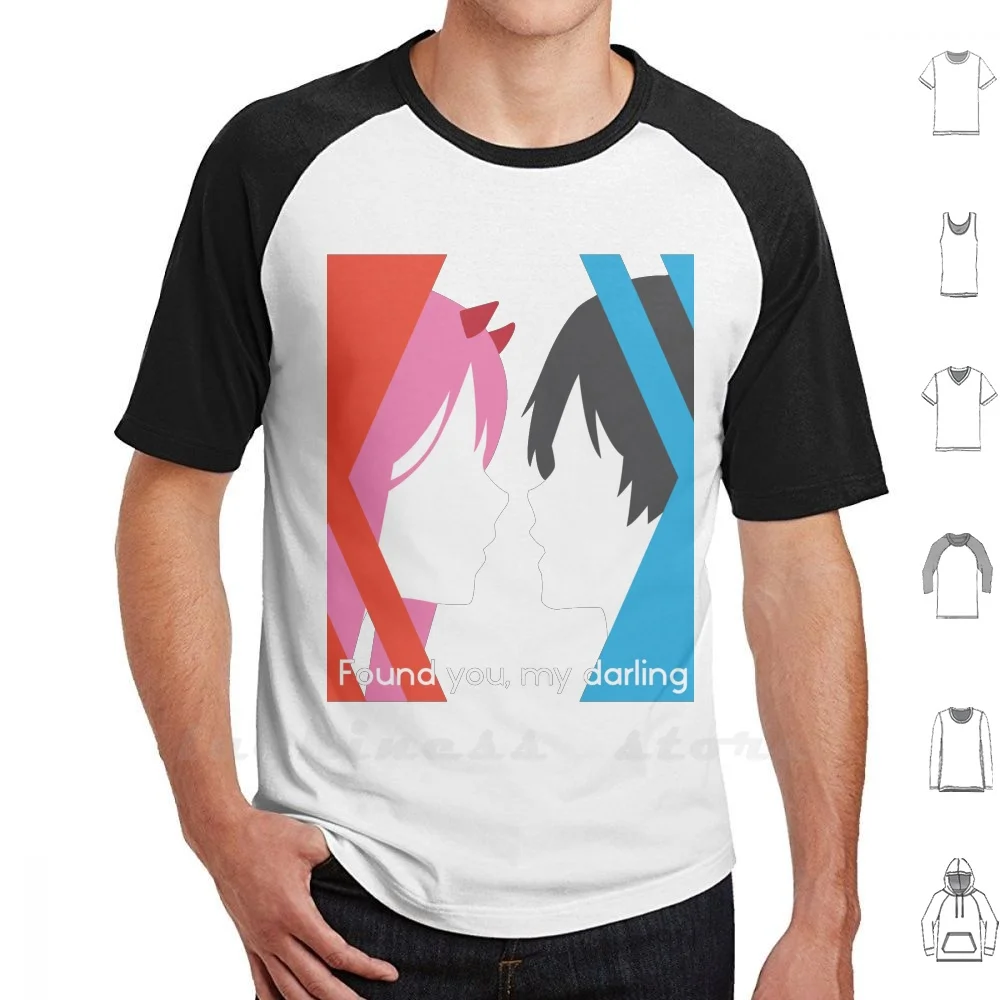 Darling In The Franxx : Found You My Darling T Shirt Ringer Cotton Giant Robot Zero Two Franxx Mecha Darling Robot Japan Anime