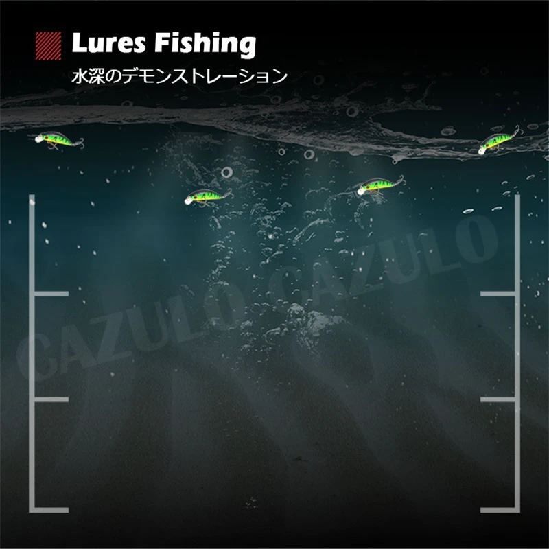 Floating Minnow Fishing Lure Accesorios Isca Artificial Weight 7.9g 70mm Bait 0.5-1.5m Wobblers De Pesca Blackfish Tackle Leurre