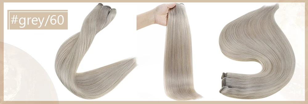 Full Shine Human Hair Weft Extensions Hair Bundles 100g Sew In Silky Straight Remy Skin Double Weft For Salon