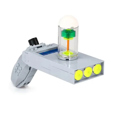 Buildmoc Science Fiction Animation Rick / Morty Portal Gun Byggklossar Leksaker Friend City Film Minnesleksak 12 best sales Rick och Morty Lego - №3