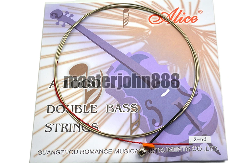 Alice A1000 Double Bass Strings 4-String Steel Core Cupronickel Winding 1st-4th Strings Box Set Free Shippng