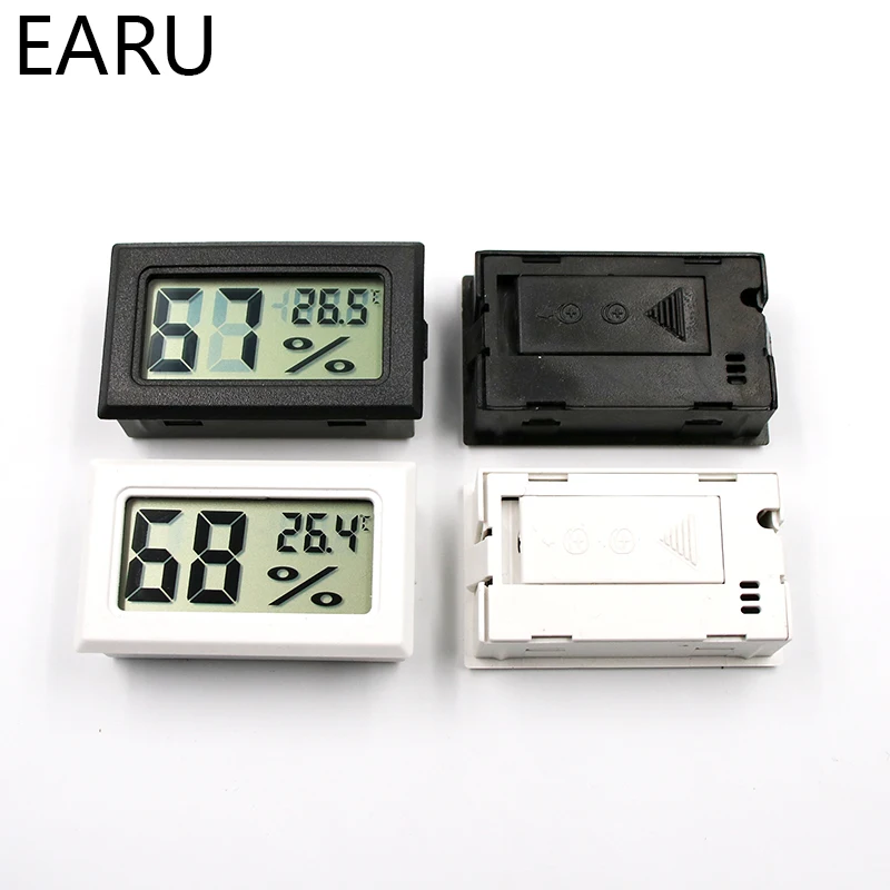 Mini digital termômetro higrômetro termostato temperatura interior conveniente sensor de temperatura medidor de umidade instrumentos