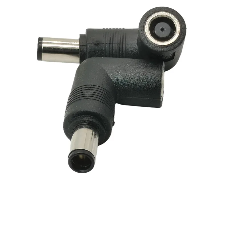 Kątowa 7.4x5.0mm żeńska do 7.4x5.0mm męska przetwornica Adapter złącza prądu stałego 7.4*5.0 do 7.4*5.0mm dla Laptop HP — zdjęcie 4
