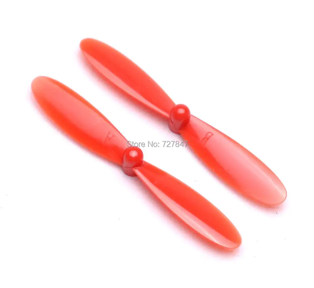 10 Pairs 55mm Blade Propeller Prop for 7mm 8.5x20mm Coreless Motor DIY Micro DIY Micro Quadcopter RC Camera Drone Accessories