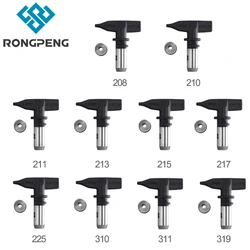 Rongpeng Spuitpistool Omkeerbaar Wolfraam Staal Airless Verf Airbrush Nozzle Verf Pistool Spuit Machine Accessoires Tool