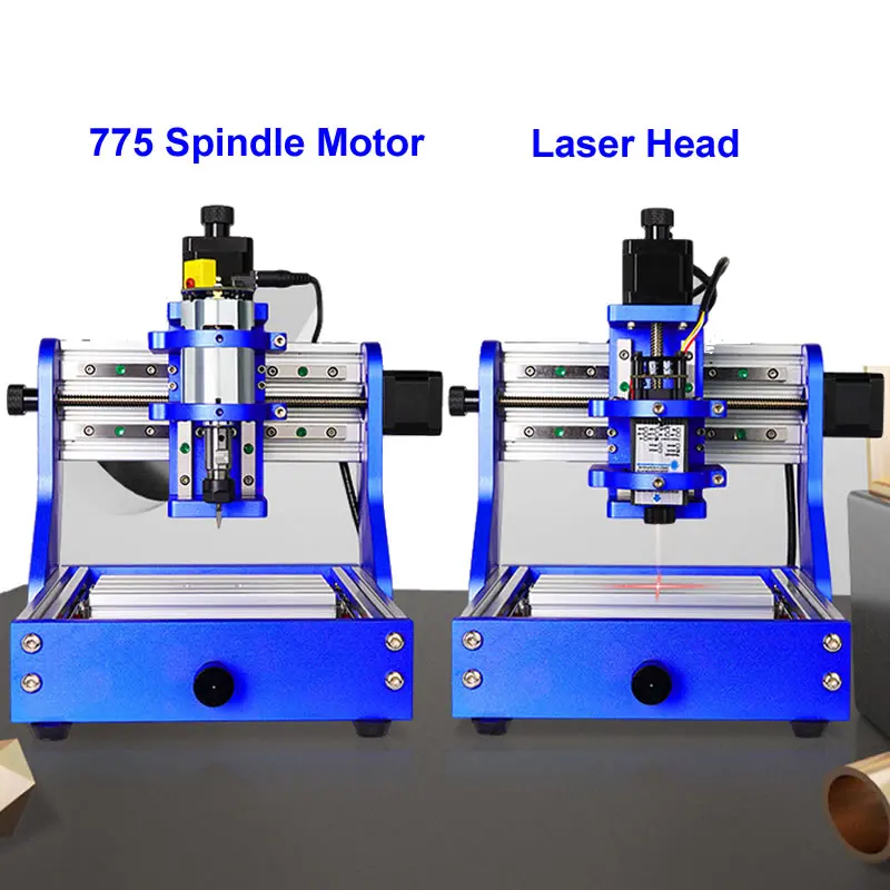 220V 110V Offline Control Aluminum CNC Router Engraver 1310 Desktop PCB Milling Cutter Machine Wood Carving Optional 500mW Laser