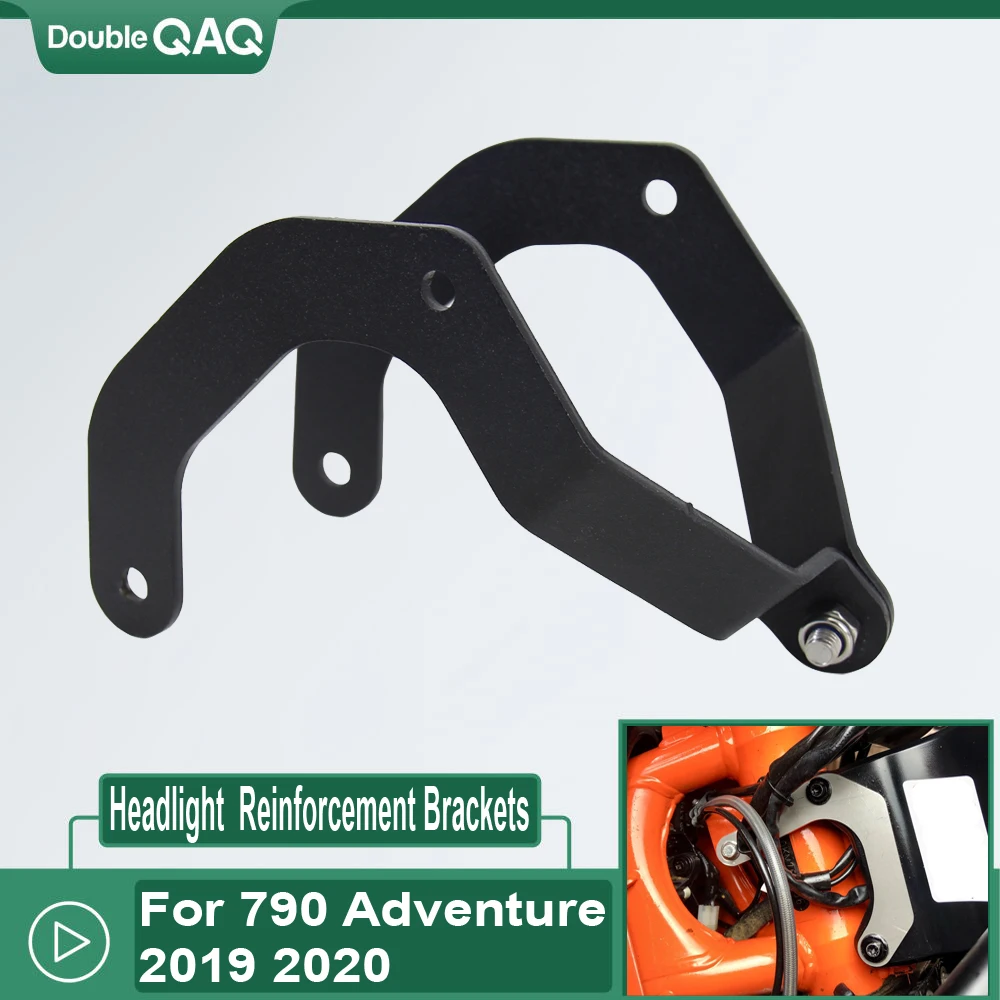 

NEW Motorcycle Headlight Reinforcement Brackets Neck Brace For 790 890 Adventure 790 ADV S / R 2019 2020 890 ADV 2020 2021