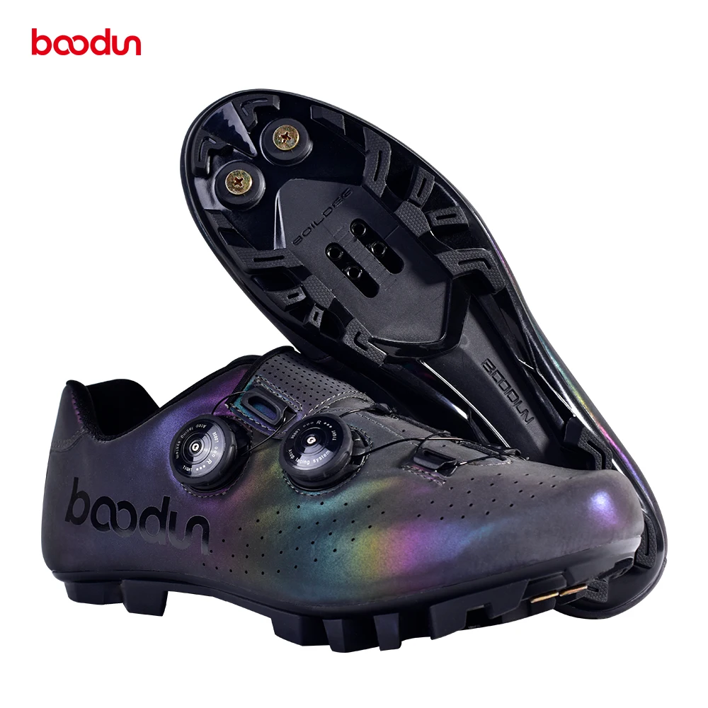 

Boodun MTB Cycling Shoes Professional Men Mountain Bike Sneakers Breathable Bicycle Racing Self-Locking Shoes Sapatilha Ciclismo