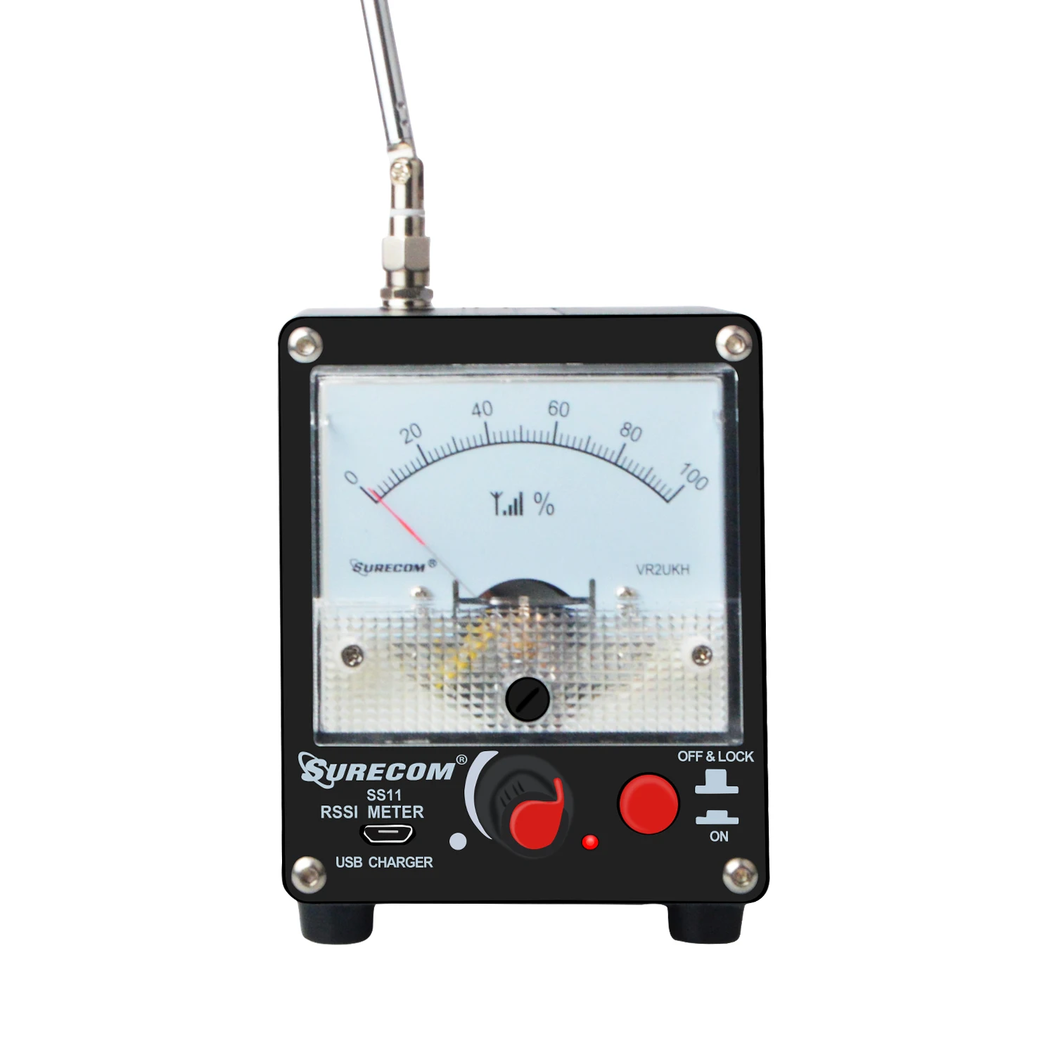 

High Sensitivity Surecom SS11 RF Signal Strength Test Meter with Built-in Battery 100K-3GHz Field Strength RSSI Meter