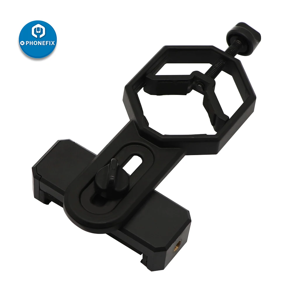 Cell Phone Adapter with Spring Universal phone mount Microscope Accessories Telescope Smartphone clamp Bracket Flexible holder