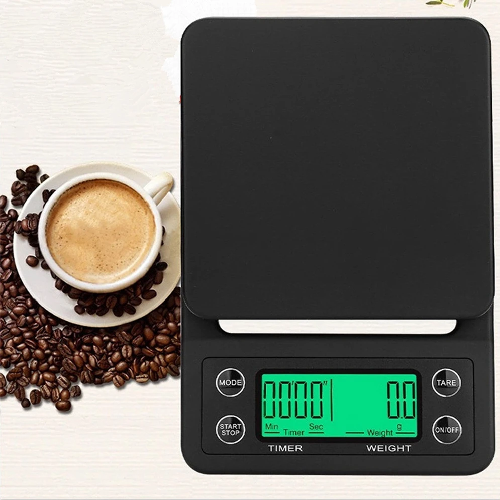 5/3KG Kitchen Scale Stainless Steel Weighing Balance For Food Diet Measuring Tools Precision Electronic Scales Household Coffee