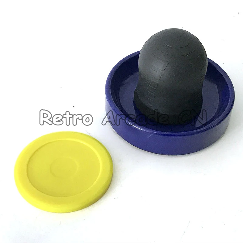 Air Hockey Pushers Air Hockey Puck Hockey Game Table 94MM Slider Pusher Set with Pucks Hockey Accessories