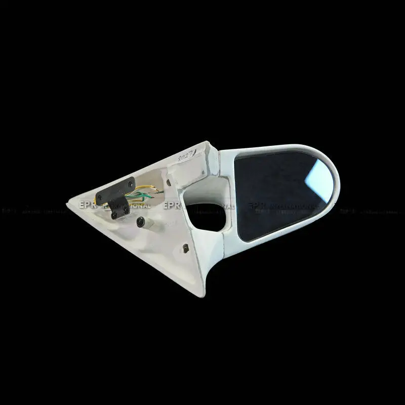 For Mitsubishi EVO 5 6 (RHD) 2pcs Side Rearview Aero Mirror Rear View Part FRP Unpainted Trim Bodykits Left&Right