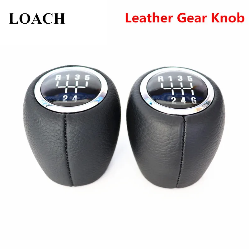 Leather 56 Speed MT Gear Shift Knob for Chevrolet Chevy Cruze 08-2012 Gearshift Manual Auto Car Shifter Lever Stick Arm Pen Ball