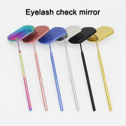 GLAMLASH Eyelash Mirror Large Makeup Mirror Magnifying Beauty Long Handle For Checking False Eyelashes Extension Makeup Tool