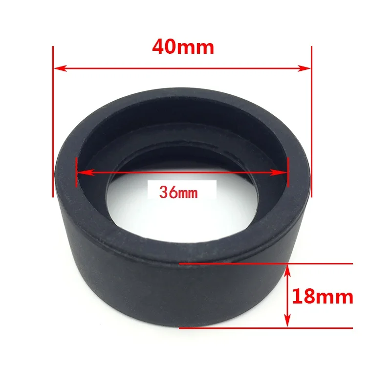 2pcs 34-37mm 36mm Rubber Eye Guards Eyeshade Eye Shield Caps for Biological Stereo Microscope Telescope Monocular Binoculars