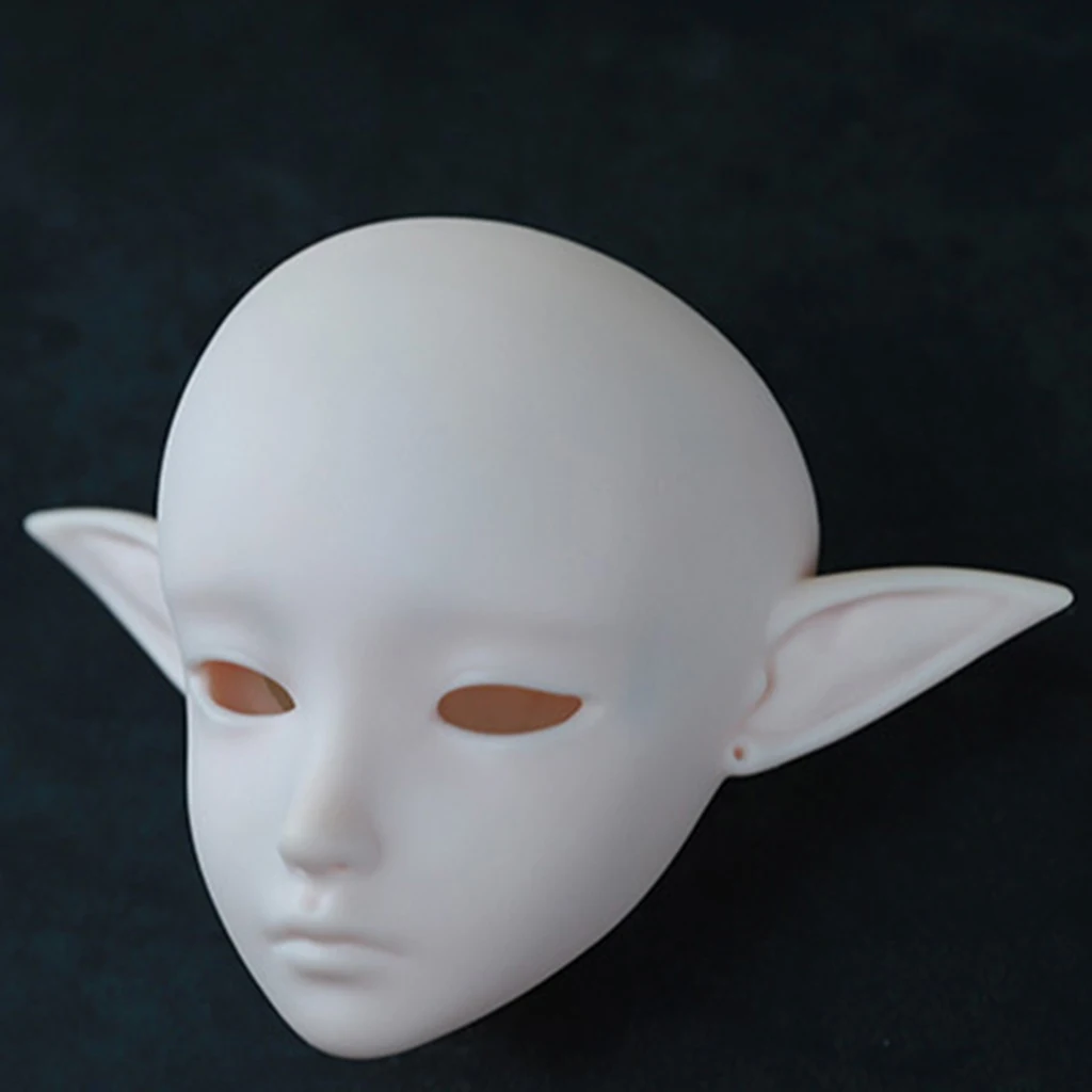 Unpainted 1/3 BJD Doll Head Mold without Make up DIY Dolls Body Parts