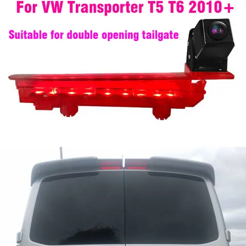 CCD Автомобильный стоп-сигнал Камера заднего вида для VW Transporter T5 T6 Van 2010-2019 Светодиодный светильник Парковочная камера заднего вида