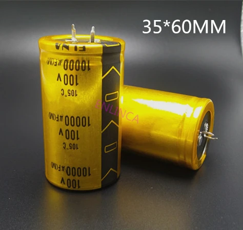 

2~10pcs/lot 100v 10000UF High Frequency Low ESR Amplifier power audio filter electrolytic capacitor size 35*60MM 100v10000UF 20%