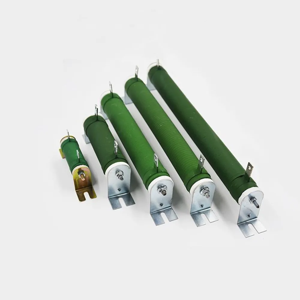 

1PC Power Coated corrugated Wire-wound Resistor 5% Fixed Type Tubular Shaped Pipple Winding Resistor 50W 100W 200W 300W -1000W