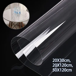 50*120CM Roll Clear Ultra-Transparent PVC Fabric Soft Glass Cloth Waterproof DIY Craft Decor Protective PVC Fabric