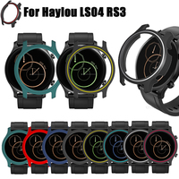 Fashion PC Protector Case Smart Watch Protective Case Frame Hard Bumper Cover Shell Cases Plastic Accessoies For Haylou RS3 LS04