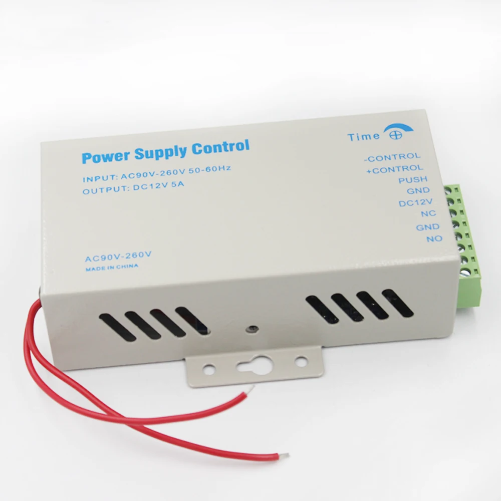 Imagem -06 - Sistema de Controle de Acesso para Porta Interruptor de Fonte de Alimentação 3a 5a ac 110240v para Rfid Dispositivo de Máquina de Controle de Acesso por Impressão Digital dc 12v