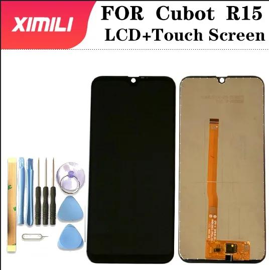 6.26'' Black For Cubot R15 LCD Display and Touch Screen Digitizer Mobile Phone Accessories For CUBOT R15 PRO LCD With Tools