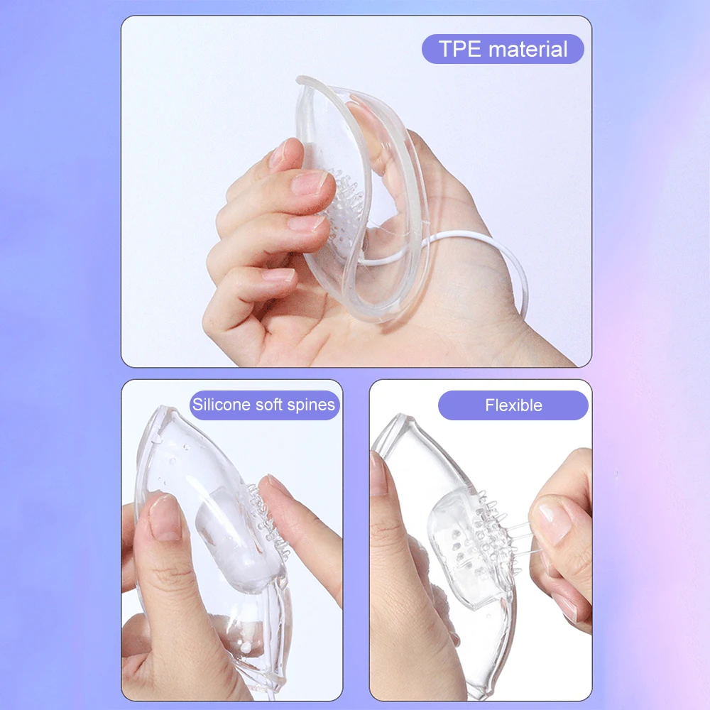 Female Nipple Suckers Stimulation Licking Vibrator Nipple Breast Pump Enlargement Masturbator Chest Massager Sex Toy For Adult