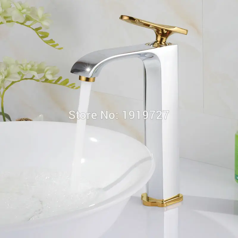 Vidric Factory Direct High Quality 100% Solid Brass Lead Free Basin Faucet Bathroom Products Single Hole Vessel Sink Faucet Mixe