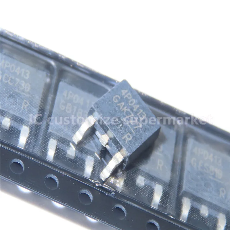 10PCS/LOT NWE 4P0413 IPD50P04P4-13  TO-252 -40V -50A  SMD Transistor