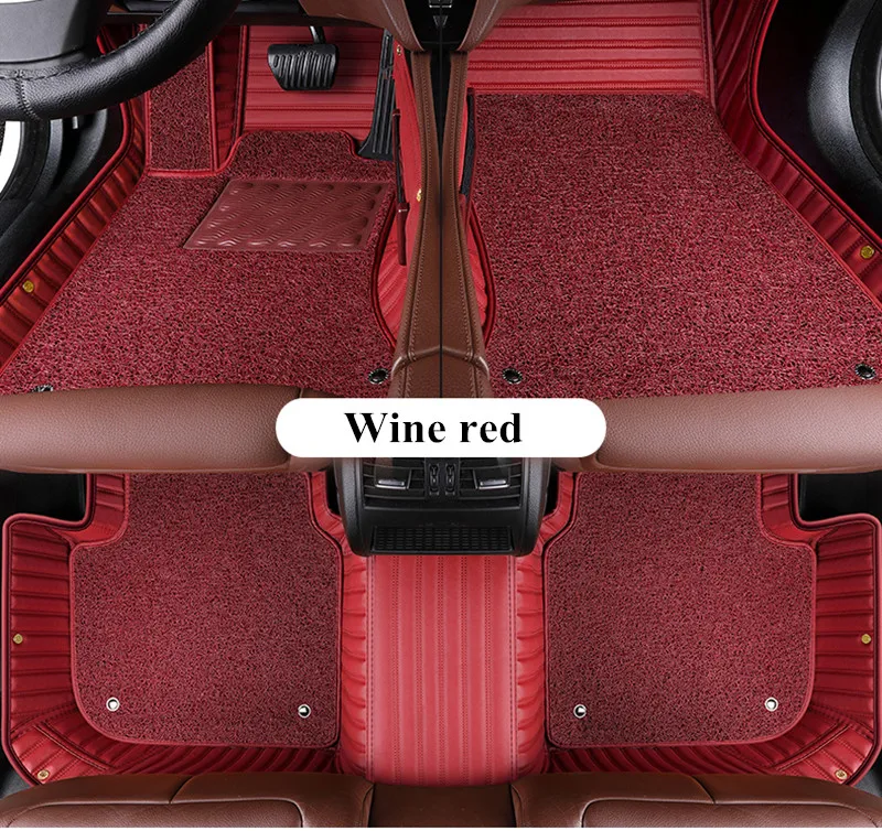 

Good quality! Custom special car floor mats for BMW X6 F16 2019-2014 durable waterproof double layers car carpets for X6 2018