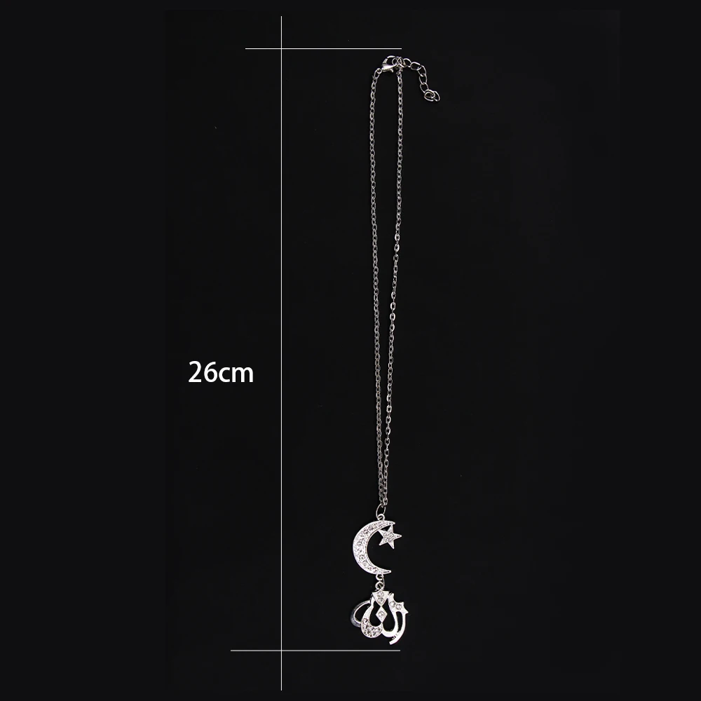 Car Pendant Creative Moon star-islam  Rearview Mirror Decoration Hanging Charm Ornaments Automobiles Interior Cars Accessories