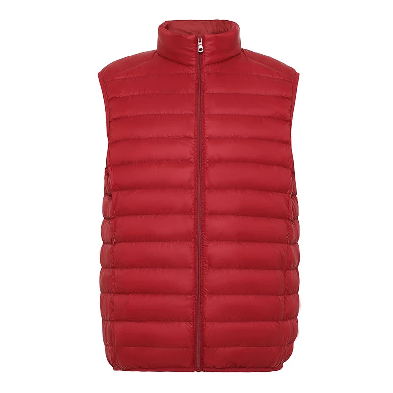 Man 90% Duck Down Vest Ultra Light Gielt Casual Waistcoat Spring Autumn Light Down Jacket Male Good Quality