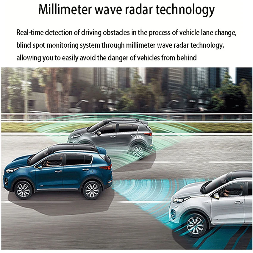 Millimeter Wave Radar Blind Spot Monitoring BSD BSM for Honda Ciimo 2012-2015 Assist Driving Parallel Safety Lane Change Assist