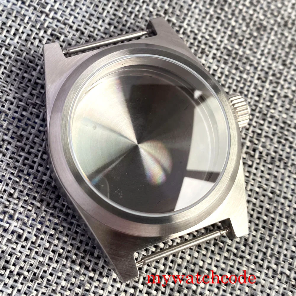 316L Steel 38mm Brushed Diver Swim Watch Case AR Sapphire 200M Waterproof Fit NH35 NH36 NH34 ETA2824 PT5000 ST2130 for Watch Mod