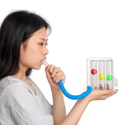 3 Balls Exerciser Spirometry Training Breathing Training Surgical Rehabilitation Exerciser  Lung Function Improvement Trainer